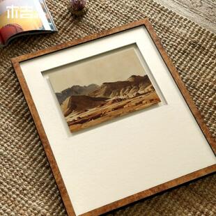 有靠山】木吉艺术厅发背景墙装画 画MCA高客级感沙卧室饰床头挂画