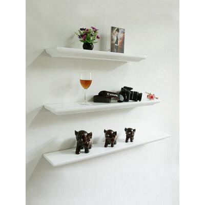 欧式物61813实木字隔板墙上置架壁挂一电视墙装饰架架创意书层板