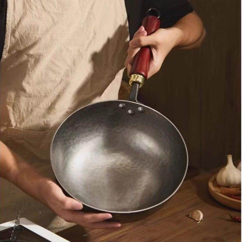 正宗小奶锅不粘副品锅纯铁迷食你小铁用锅涂层无家平底炒锅