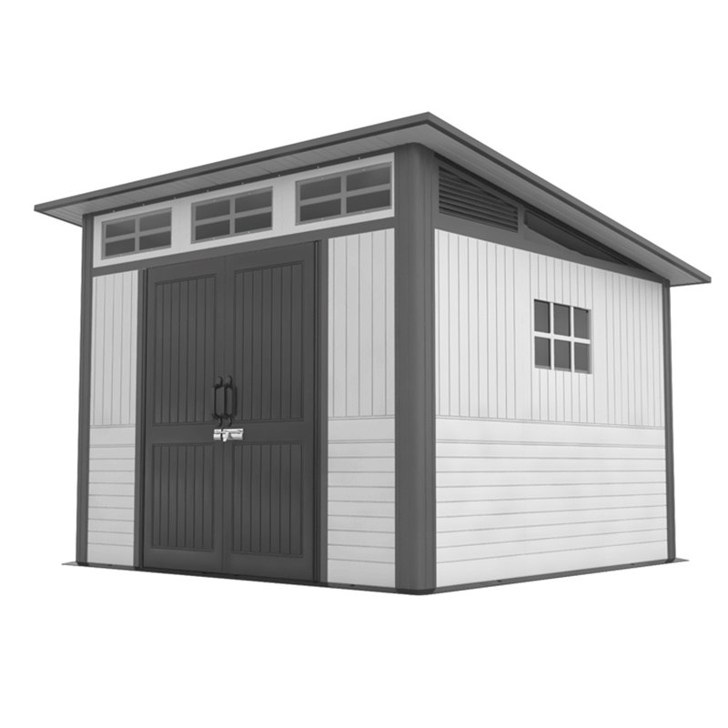 户外花园储物工具房室外庭院设备杂物间简易组装阳光房活动组合屋