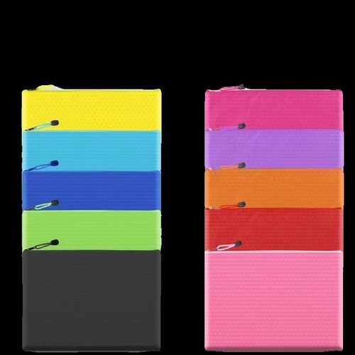 文件袋a4足球纹拉链袋防水帆布牛津布定做资料袋文具袋可定制logo