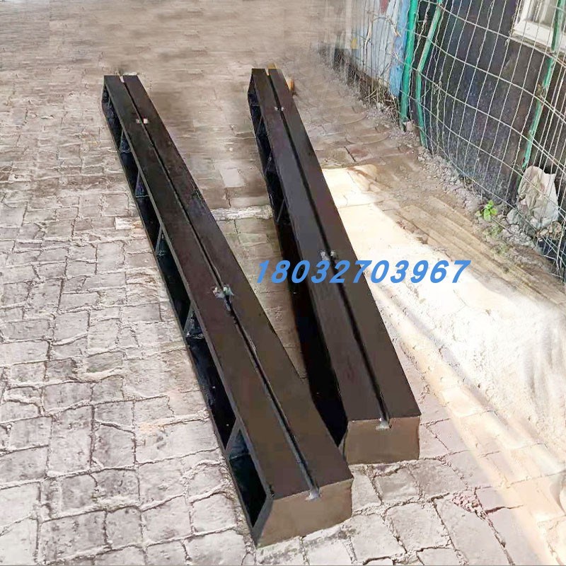 铸铁地轨导轨地槽地梁条形铁轨工作台滑轨平台底座铸铁铸钢异型件