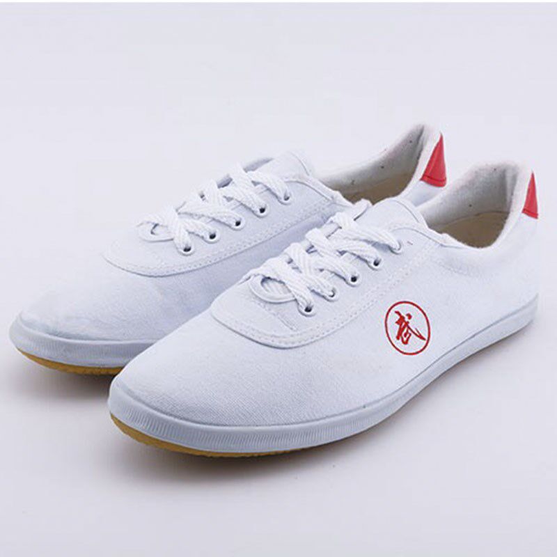 儿童武术太极鞋青少年学生帆布训练练功鞋软底牛筋底轻便太极拳鞋