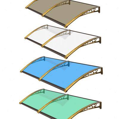 现货速发厂促雨棚屋檐家用雨篷户外防雨遮阳棚遮雨板铝合金窗户阳