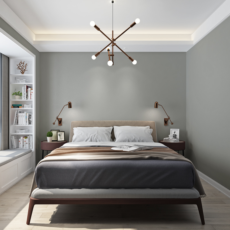 墙纸自粘纯色背景家用自贴壁纸卧室防水宿舍ins森系寝室10米男生