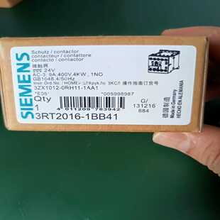 德国制造 DC24V 议价 1BB41 西门子接触器3RT2016