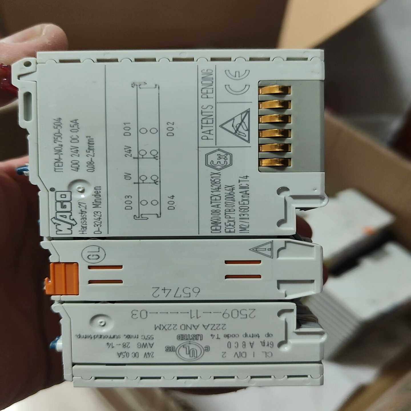 WAGO万可模块750-504，原装拆机，实物拍摄，成色漂亮--议价商品
