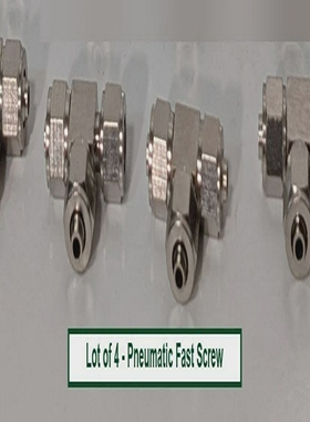 Lotof4StainlessSteelPneumaticFastScrewT-UnionFittin