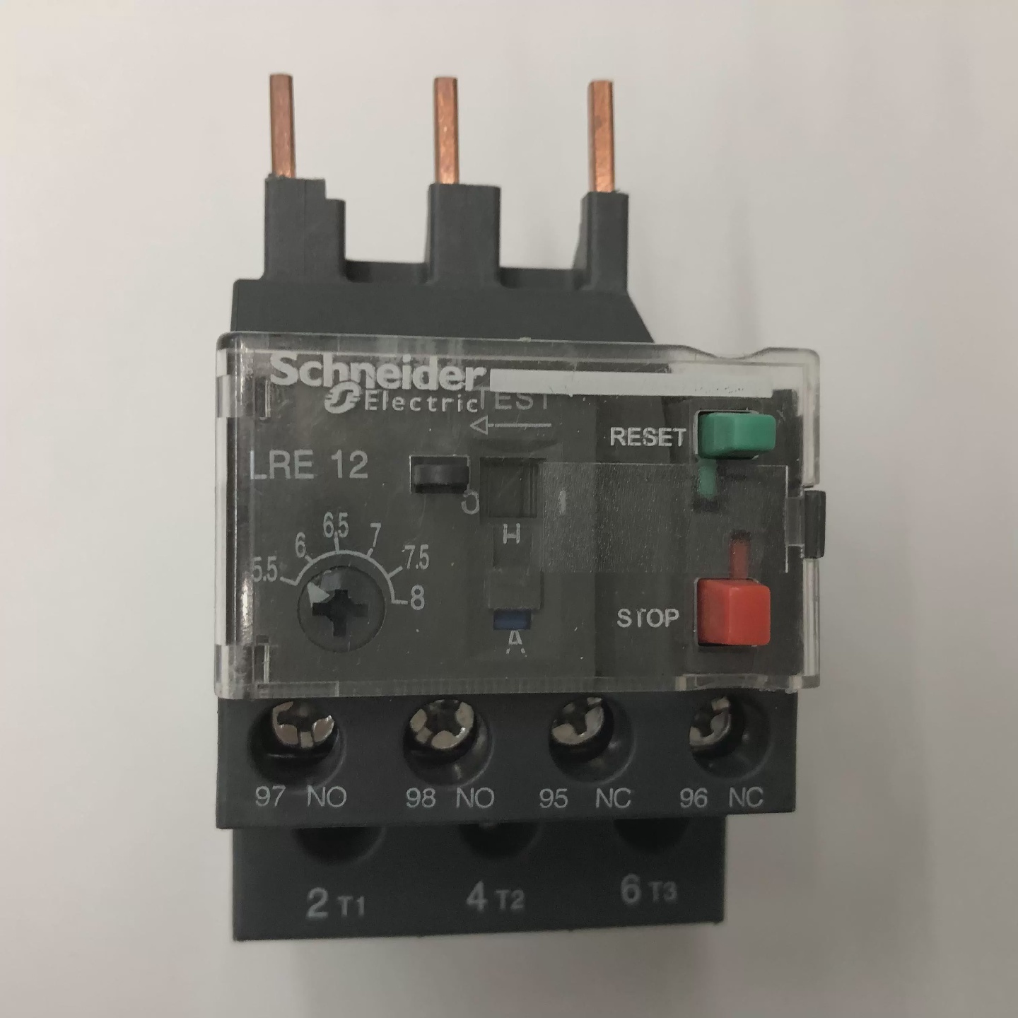 询价原装正品LRE12N5.58A施耐德过流保护热过载继电器