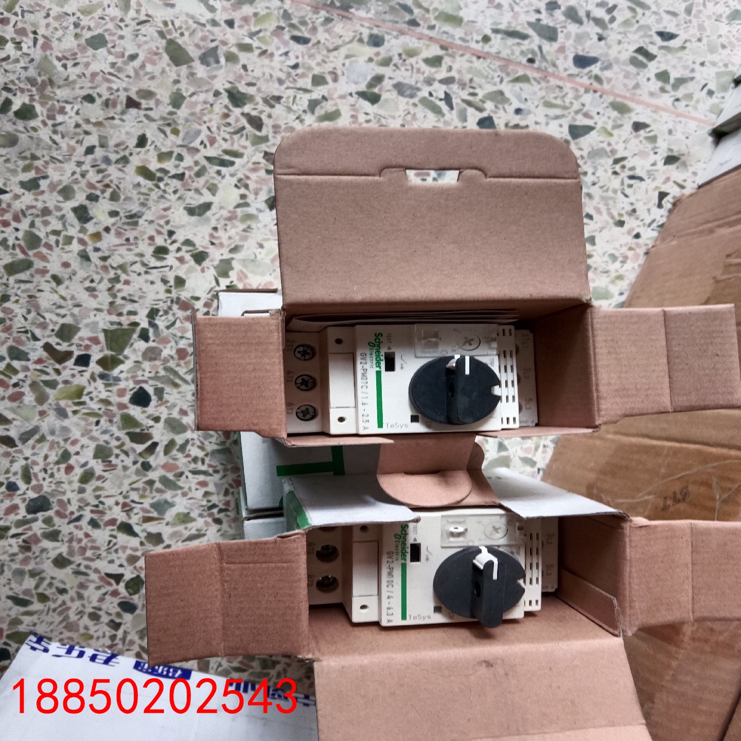 【请询价】电动机断路器GV2-PM10C  16-25A  5只带