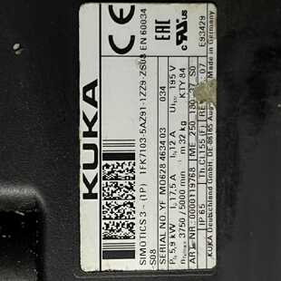 1ZZ9 5AZ91 1FK7103 ZS08.KUKA电机 星慕电子