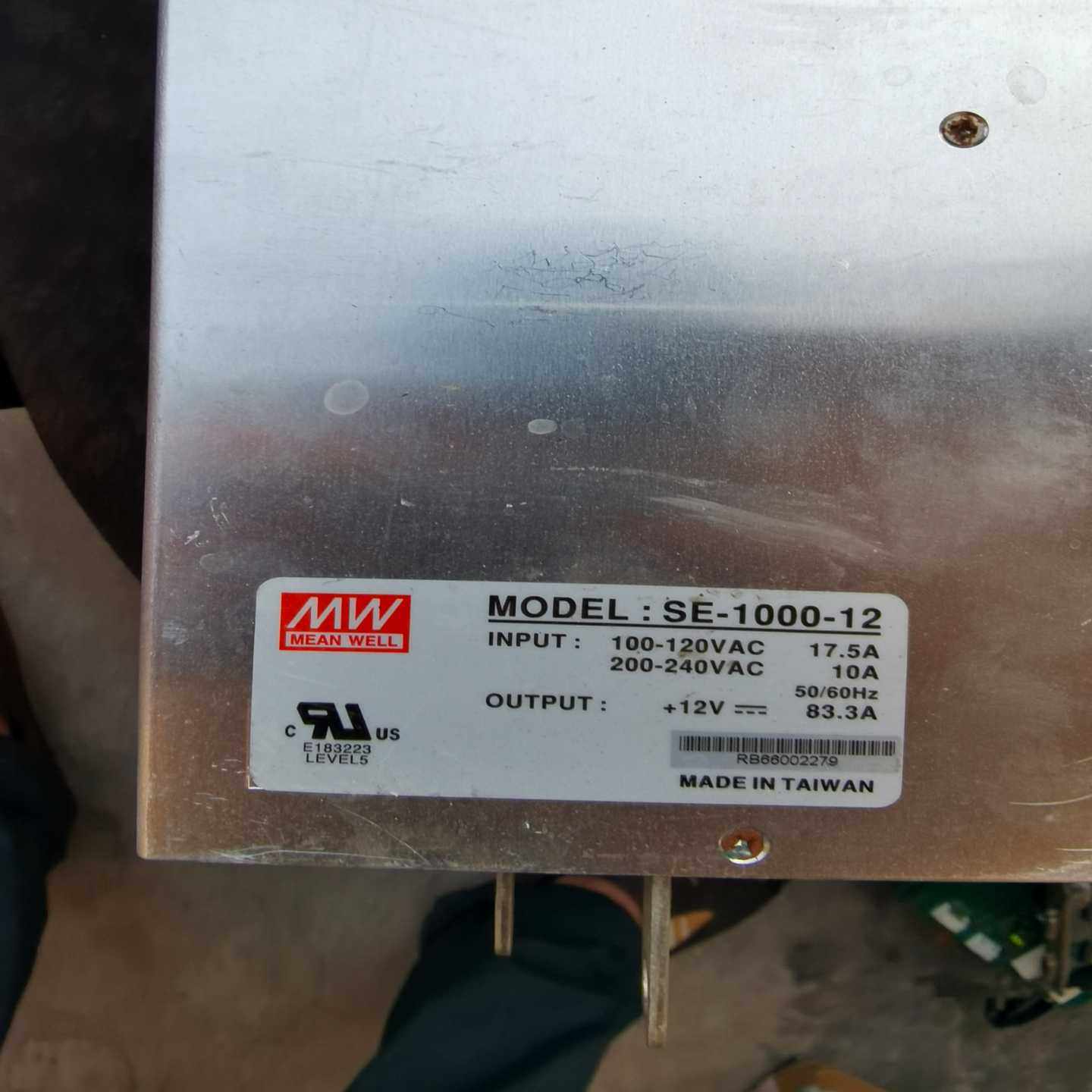 咨询-MW明伟开关工业电源SE-1000-1212V83.