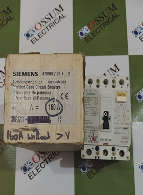 西门子3VF3211-5DS71-1KA0CIRCUITBREAKER160A440VAC40KA