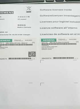 【议价】6SL3054-0FC00-1BA0-ZZF01F02适用