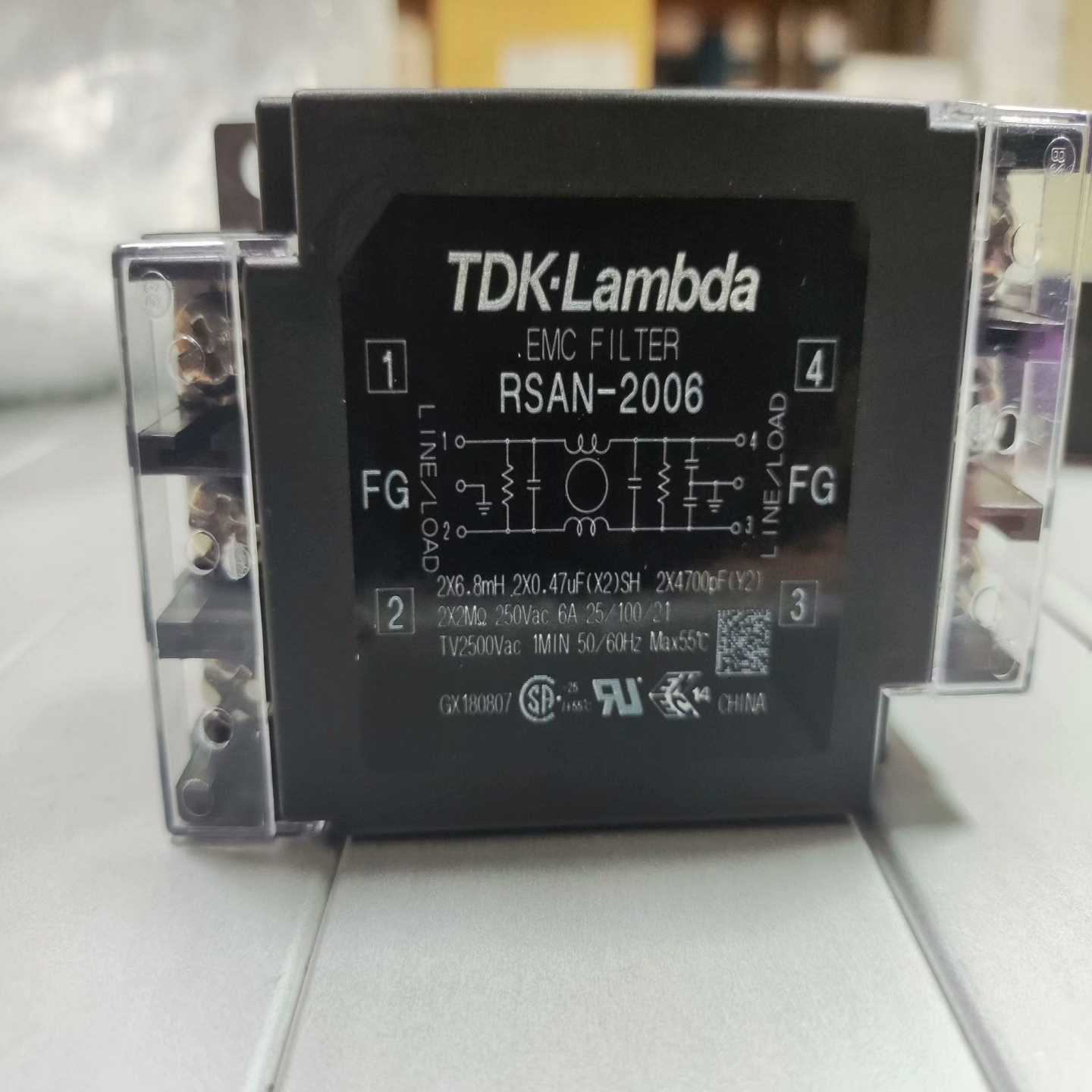 日本TDK-Lambda滤波器RSAN-2006全新无包装--议价商品