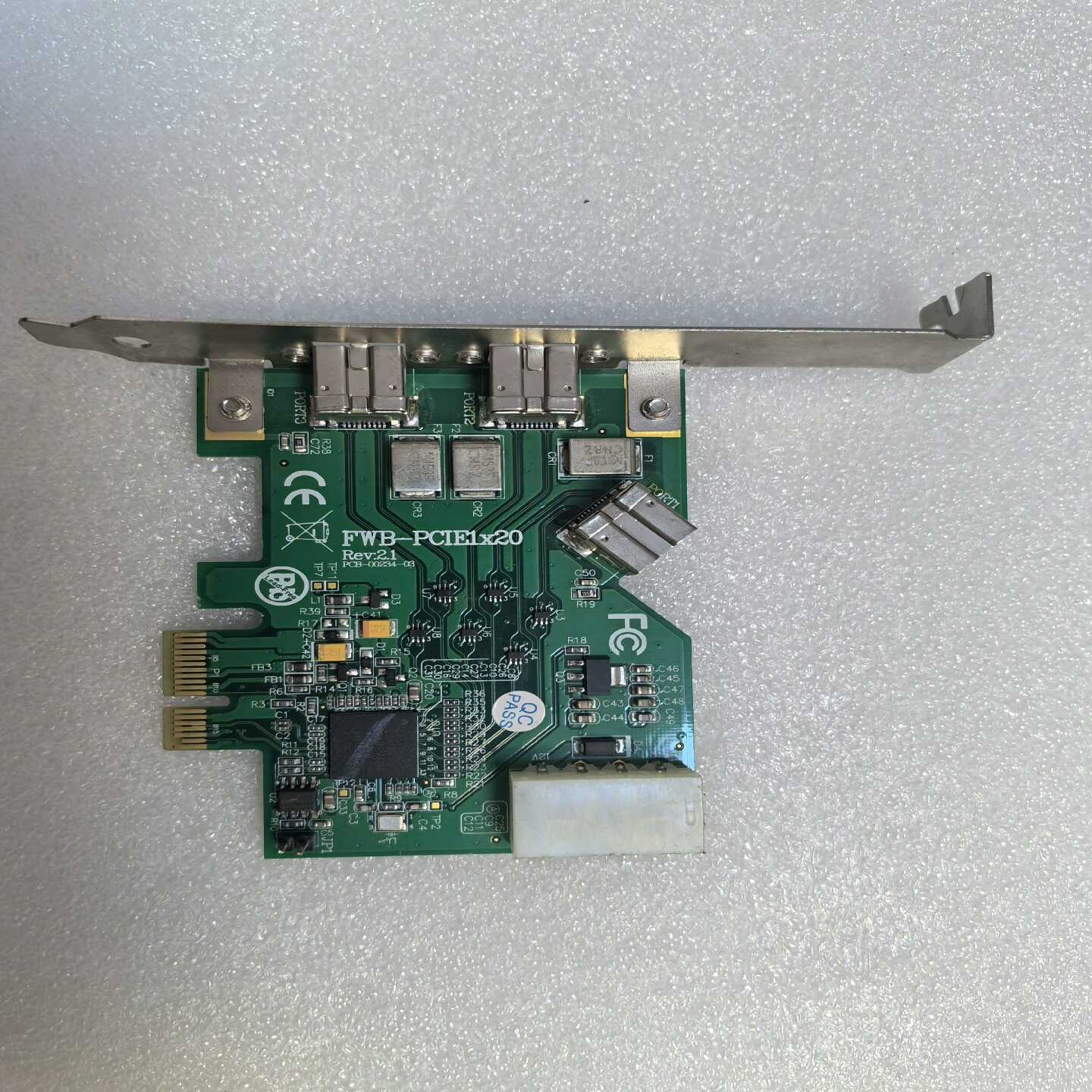 （议价）FWB-PCIE1X202路3接口-1394B工业级视觉相