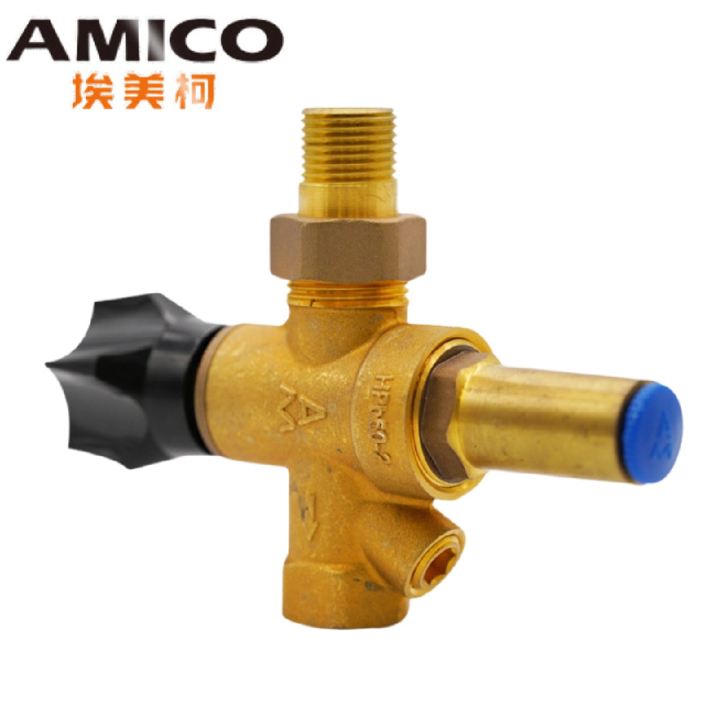 埃美柯自动补水阀749黄铜四阀一体中央空调太阳能锅炉膨胀罐带表