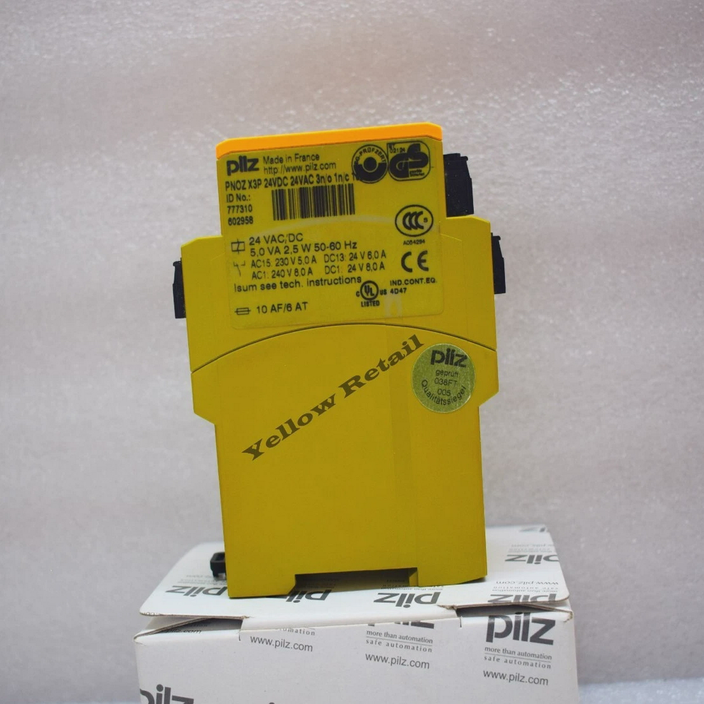 PILZ777310安全继电器PNOZX3P24VDC24VAC3n/o1n/c1so