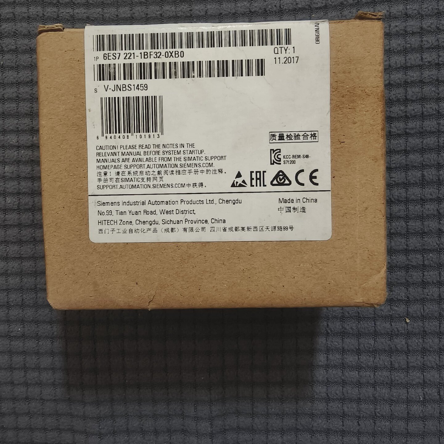 全新西门子S7-1200 231-4HD32-0XB0，实图询价