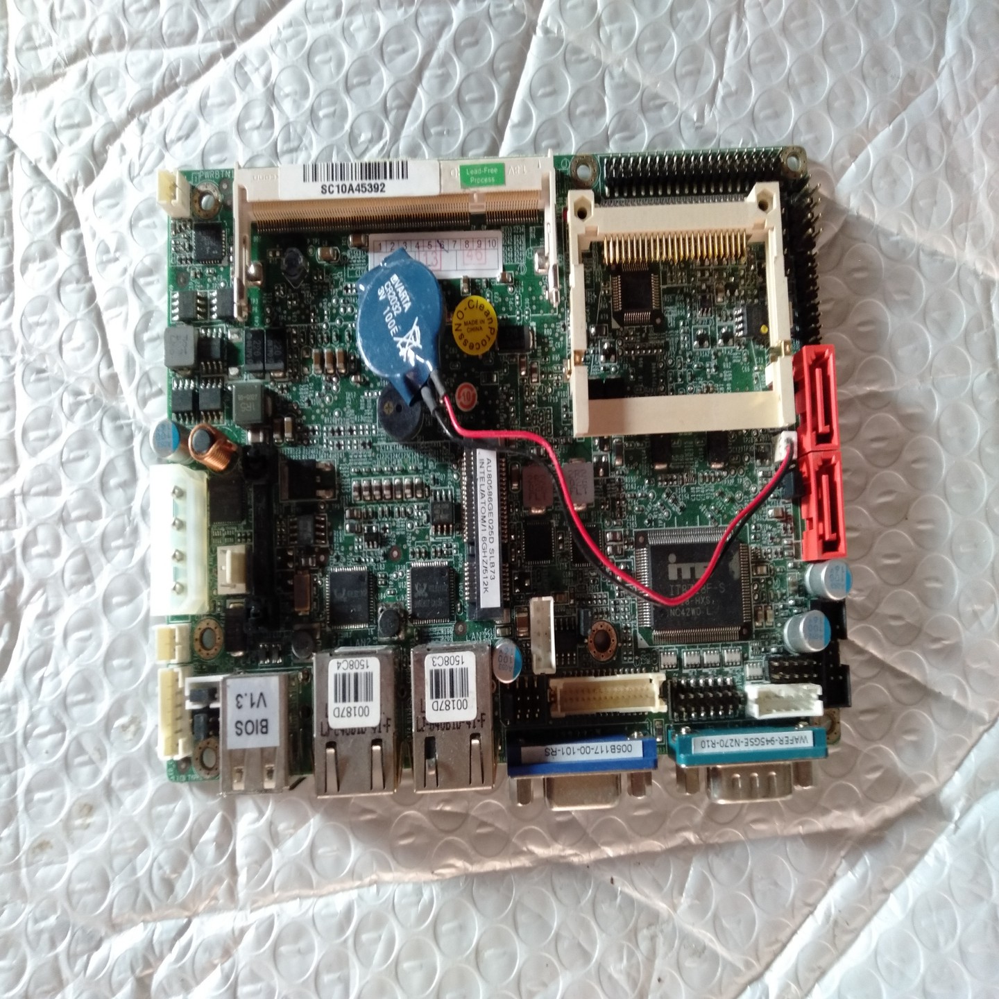 IEI威强双网卡工业主板。WAFER-945GSE-N270询价