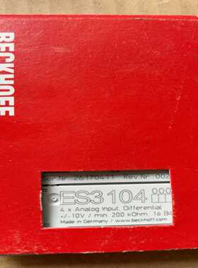 倍福模块ES3104原装正品包装齐全现货出售链接实