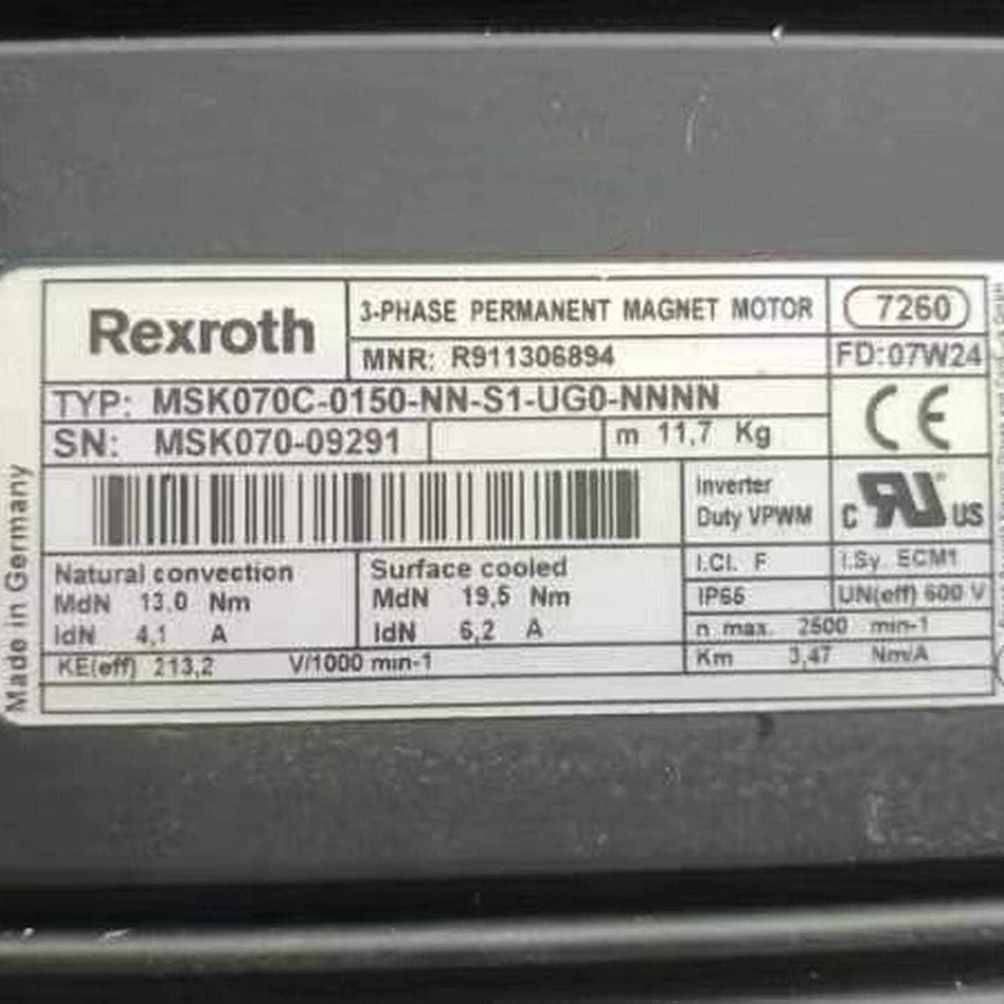 力士乐伺服电机MSK070C-0150-NN-S1-UG0-询价