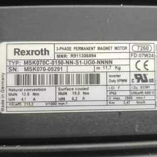 0150 力士乐伺服电机MSK070C 适用 UG0 议价