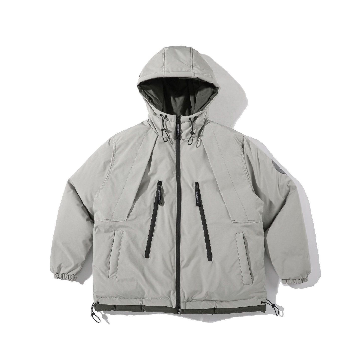 RUIIENRSxWANLEGETU2021AW日系冬款潮流撞色多口袋棉服M92