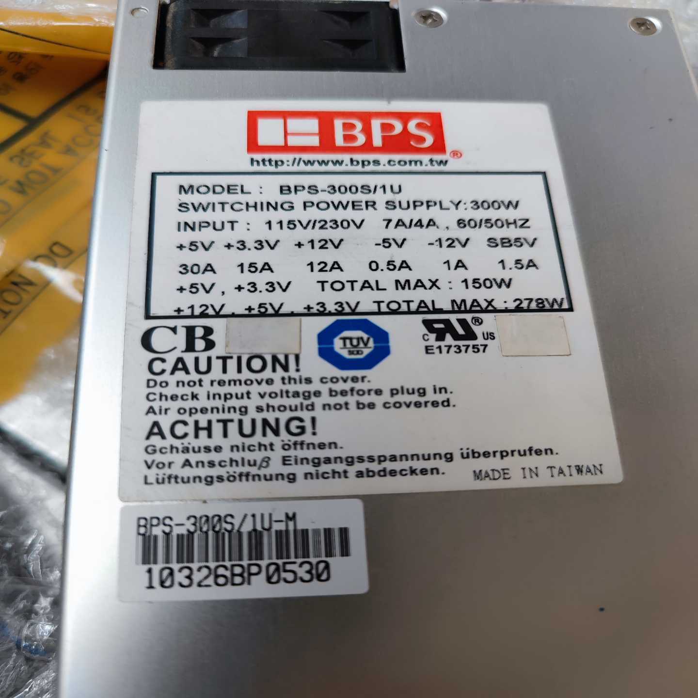 议价BPS-300S/1U,工控机拆机电源，需要的私聊，按数量说