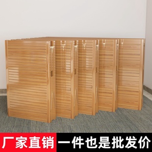 竹床折叠床单人双人家用成人午休出租房便携硬板简易一米二实木床