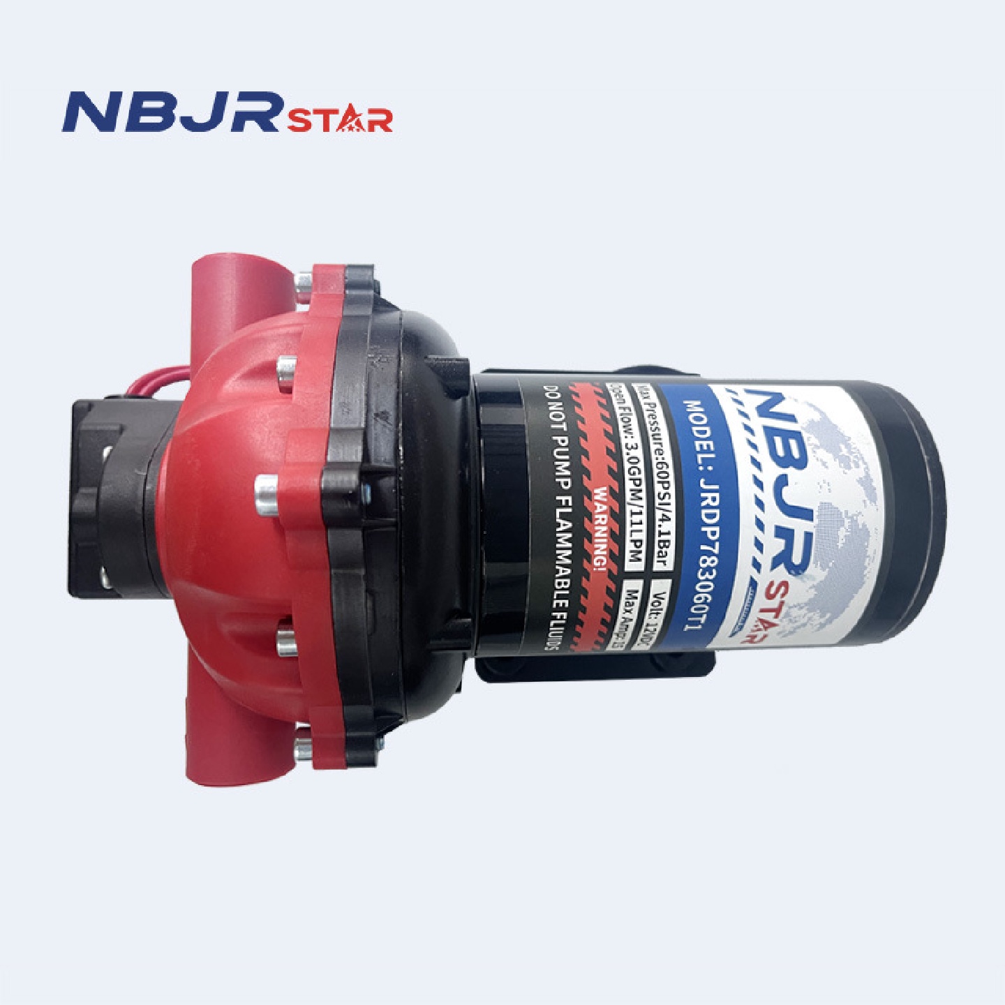 11L12V/24V微型隔膜泵直流水泵介质输送化学泵JRDP783060T1