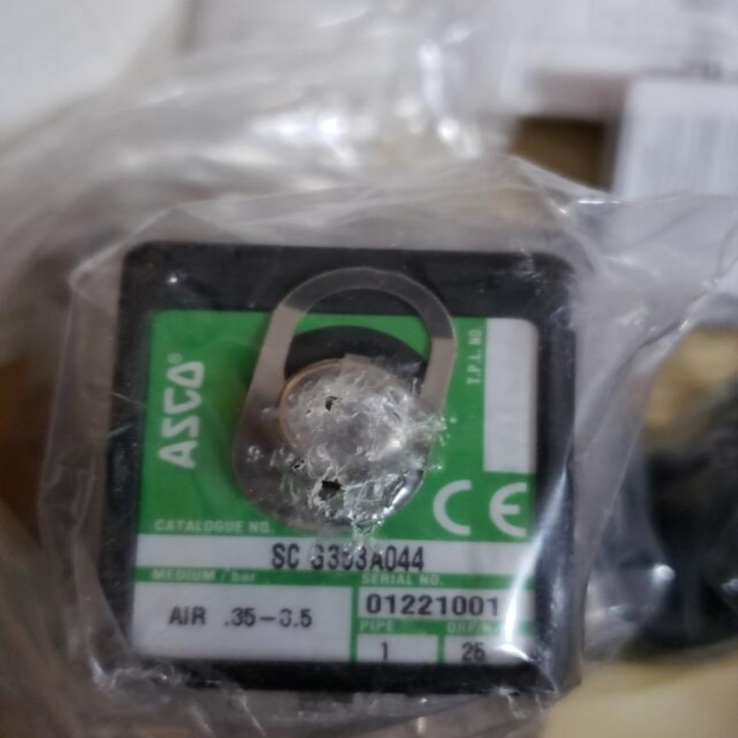 配件美国ASCO脉冲除尘阀SCG353A044 一寸直角式脉冲阀现货议价