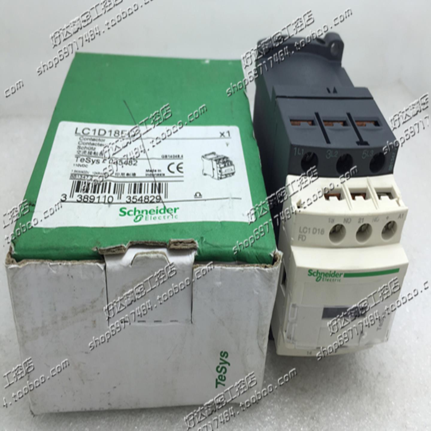 原装正品施耐德Schneider直流接触器LC1D18FD110VDC现货全新