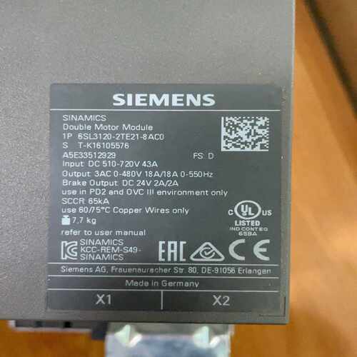 6SL3120-2TE21-8AC02X18A询价