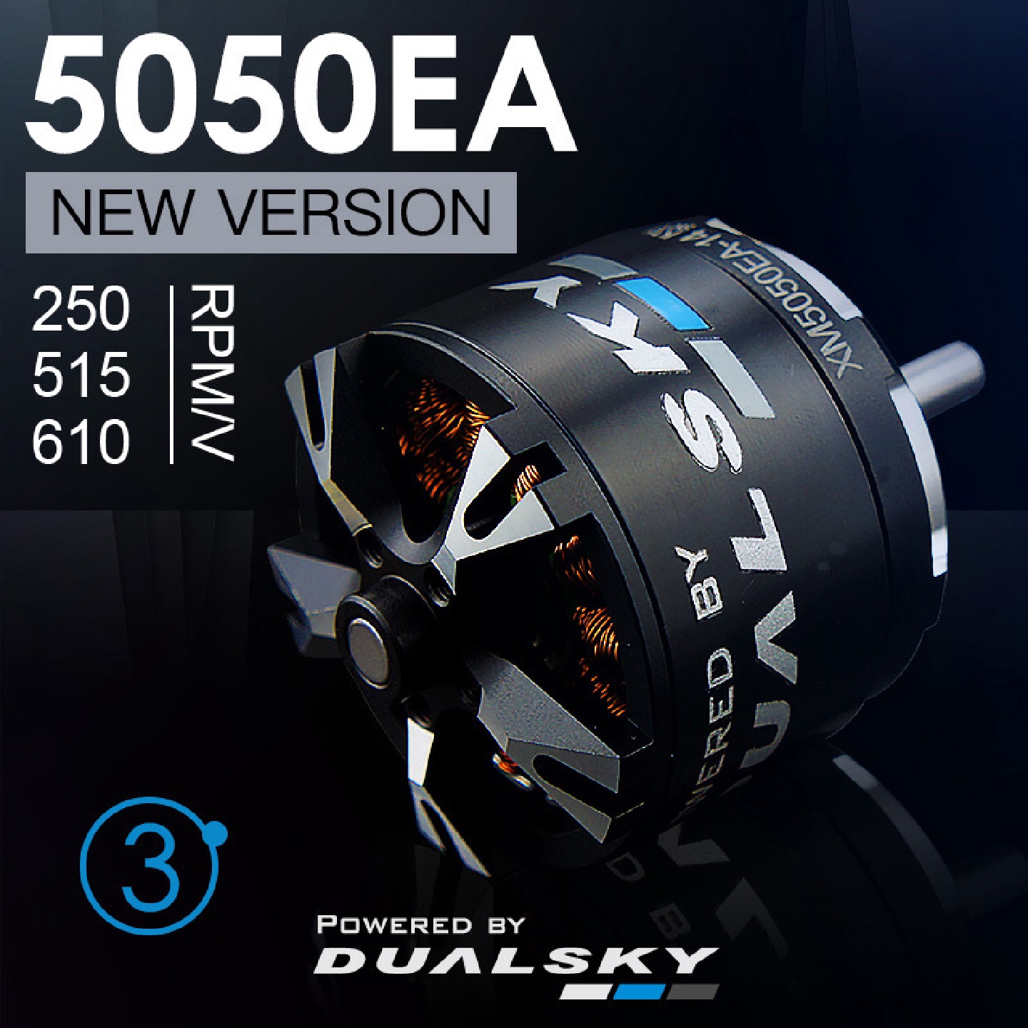 双天XM5050EA3代航模模型固定翼无刷电机高速马达250/515/610KV