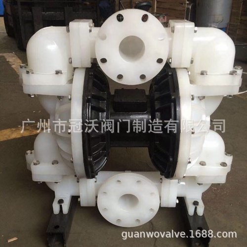 QBYFTFFPVDF气动隔膜泵耐酸碱腐蚀化工泵PVDF氟塑料双气动隔膜泵