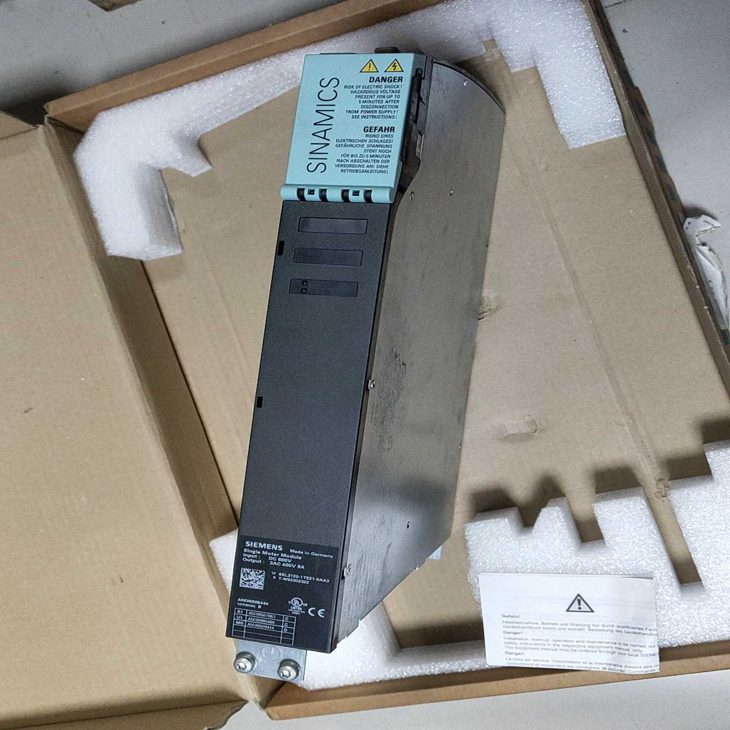 6SL3120-1TE21-0AA3伺服驱动器，9询价