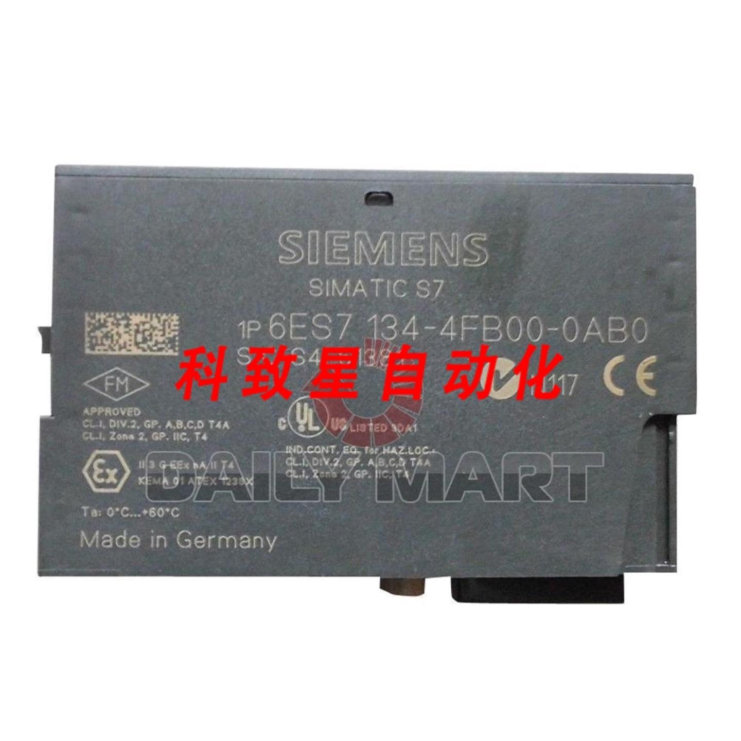 工业配件6ES7134-4FB00-0AB06ES7134-4FB00-0AB0PLC模拟输入模块