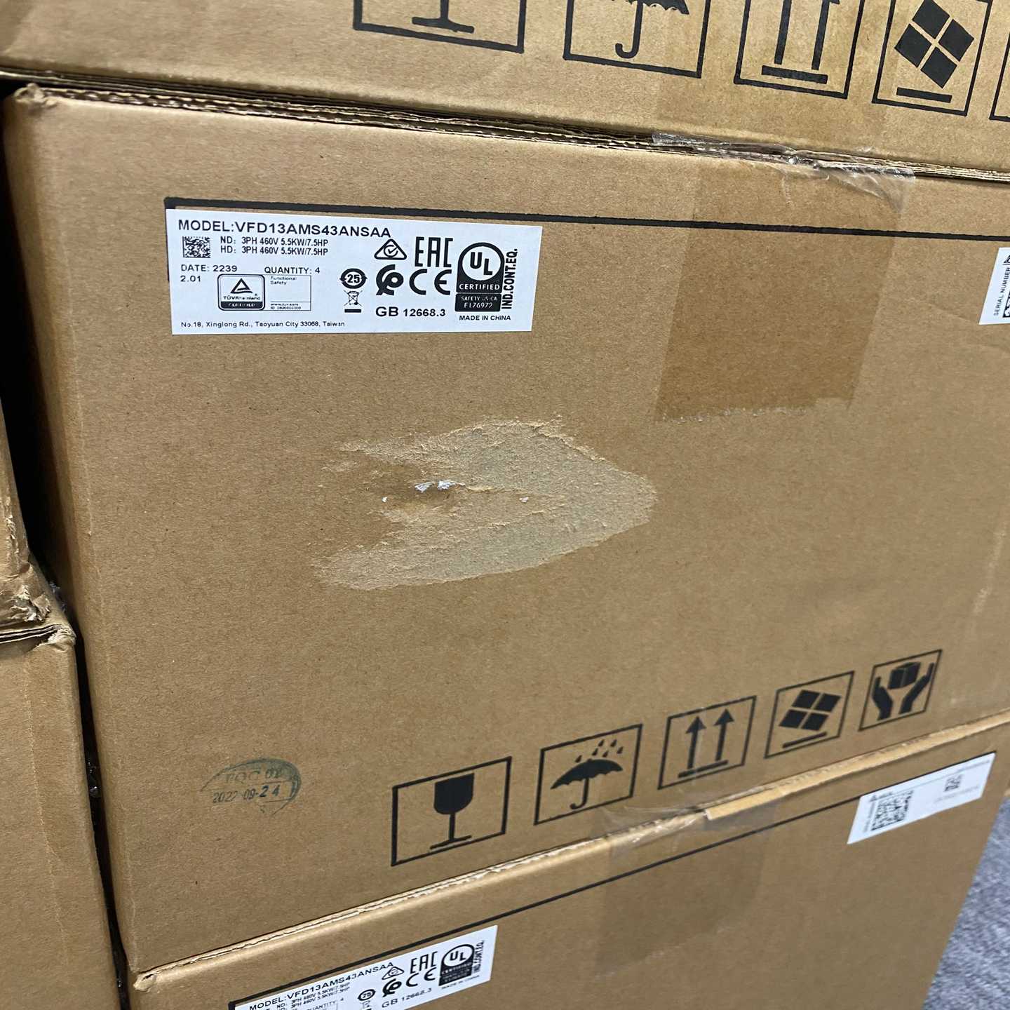 台达变频器VFD13AMS43ANSAA 5.5KW【卡奥电子】