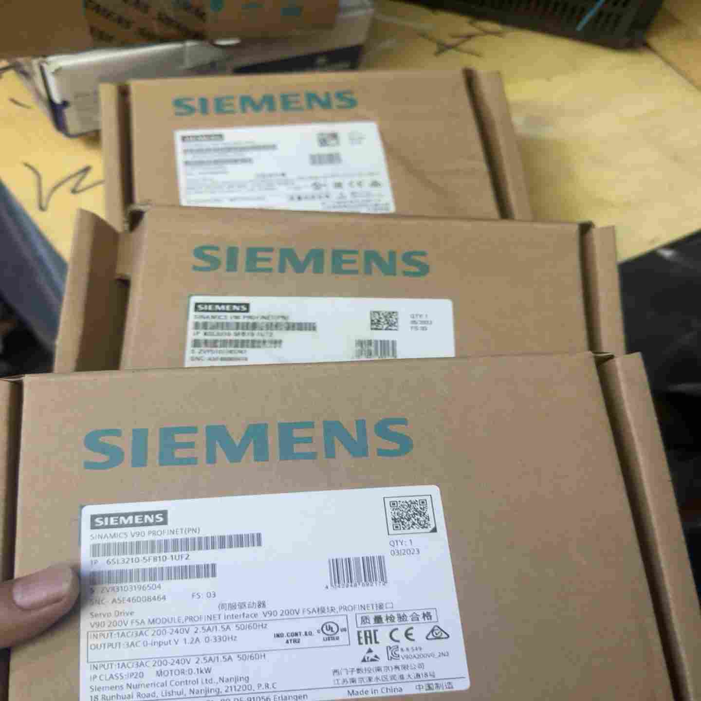 议价工程剩余V90西门子伺服b驱动6SL3210-5FB10-现货/维修