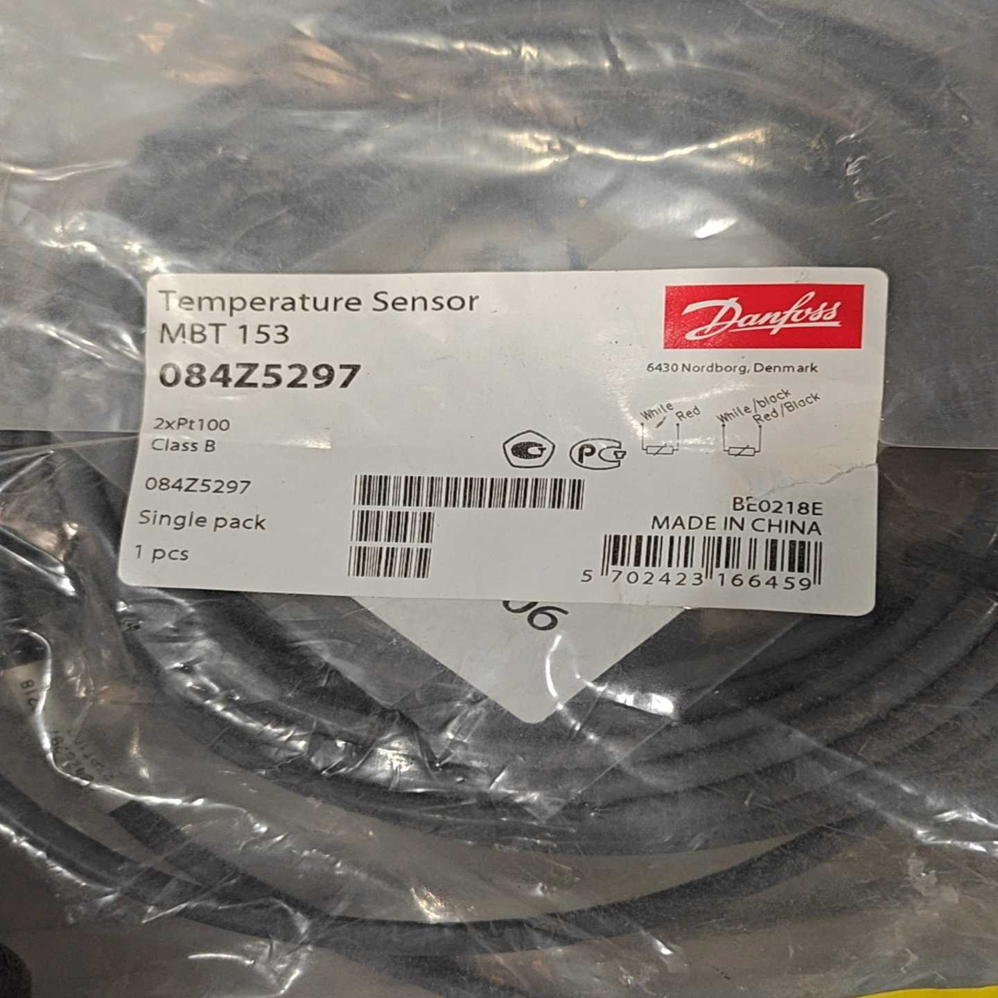 丹佛斯温度传感器MBT153，型号084Z5297，全新原装-议价