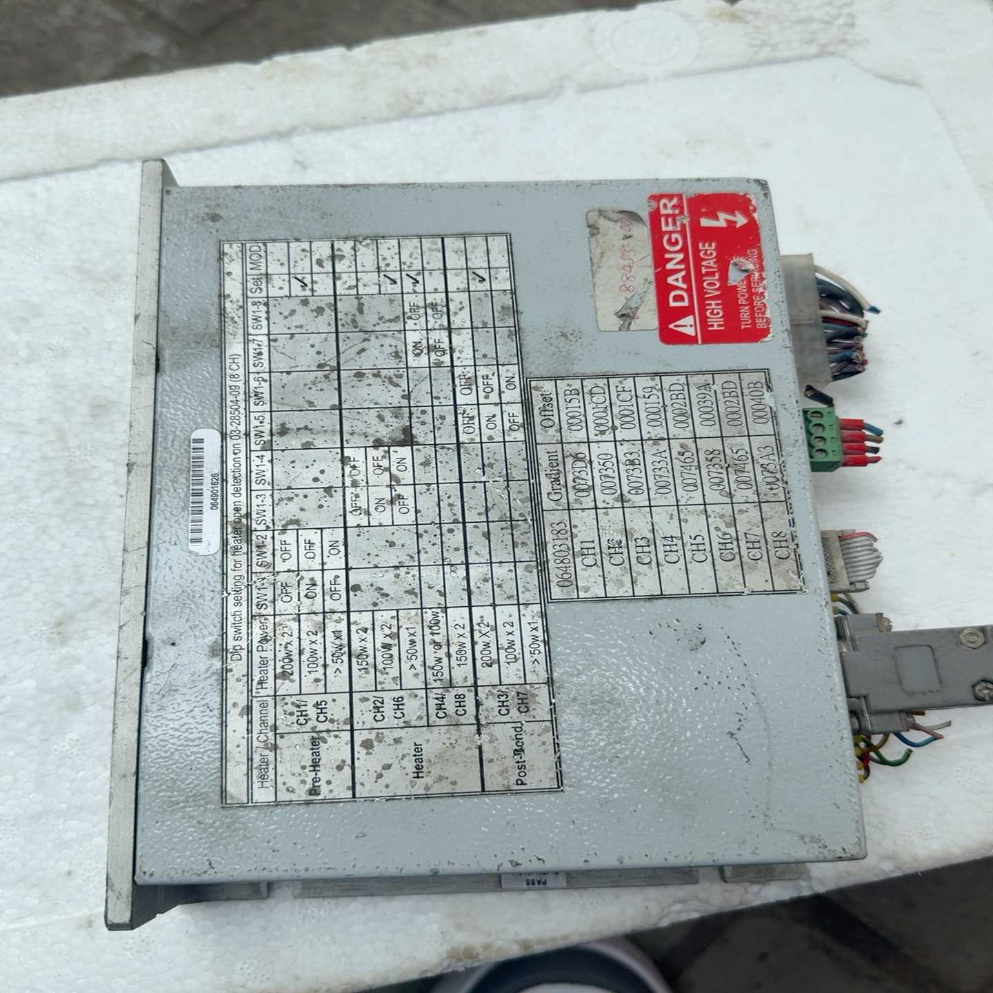 议价~ASM温控器 LPTC-6CH-01J4 品 功能完好