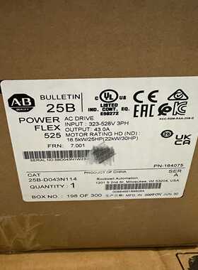 AB变频器25B-D043N114，实物图，询价