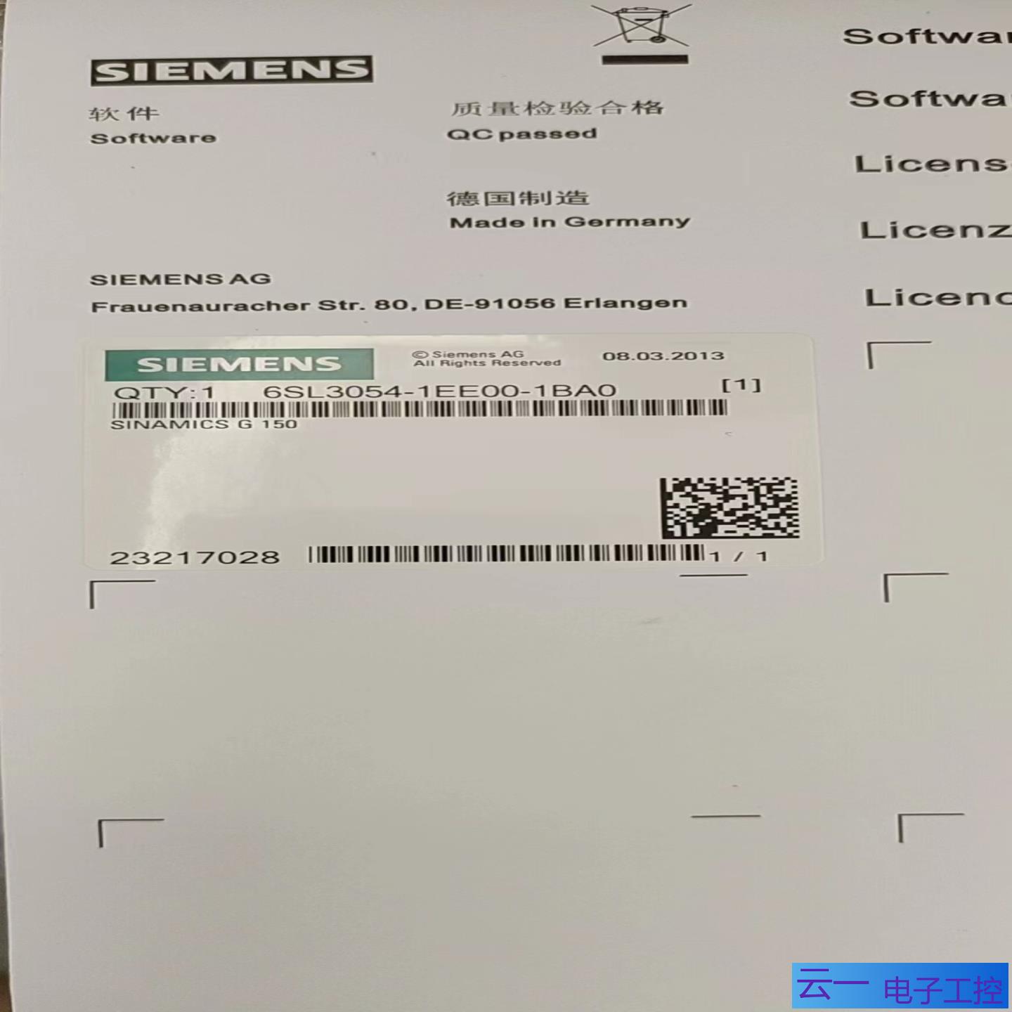 6SL3054-1EE00-1BA06SL3054-0CD；议价