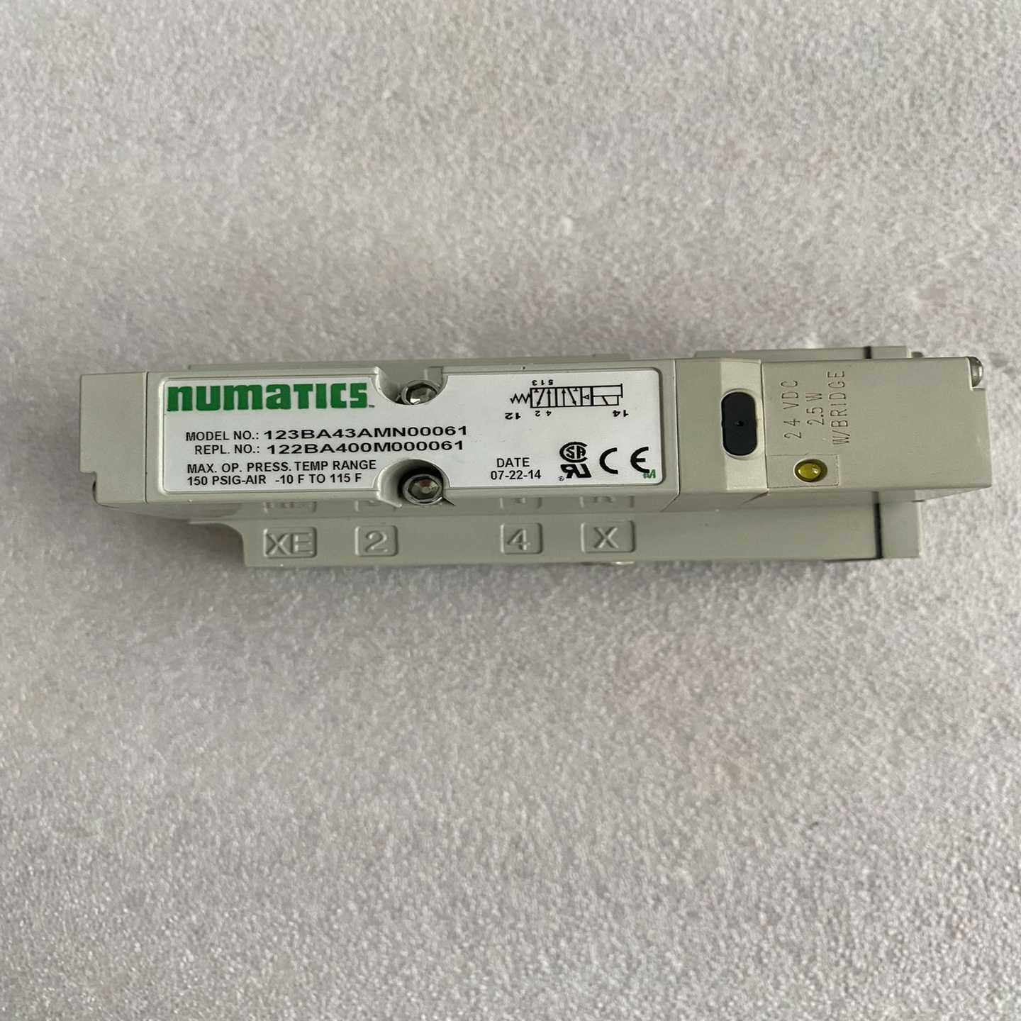 NUMATICS电磁阀123BA43AMN00061122询价