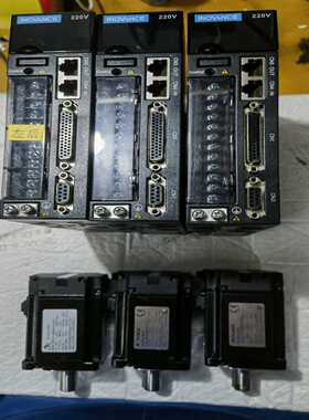 （霸霸电子）汇。川伺服电机400W套装，驱动器lS620NS2R8l电机