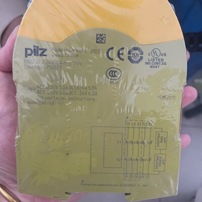 全新PILZ安全继电器PNOZS7.2继电器750177-议价