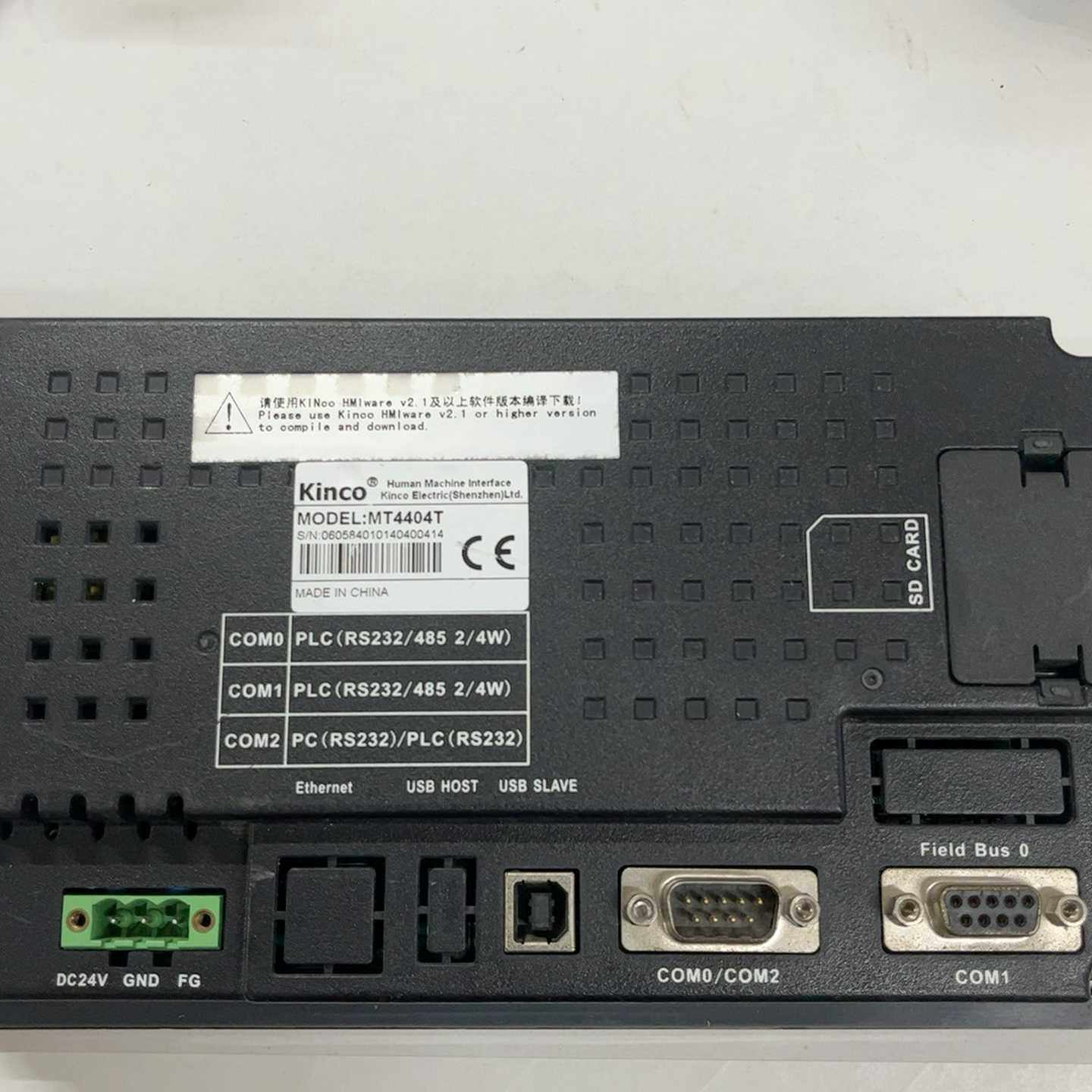 Kinco步科MT4404T触摸屏人机界面，一台，可正常{议价}