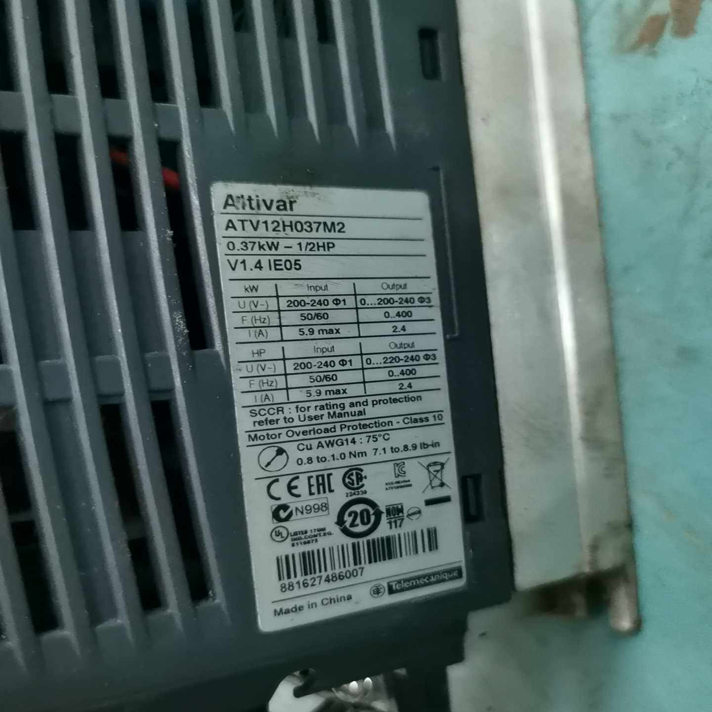 议价施耐德变频器ATV12H037M2