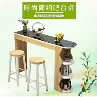 小户型吧台桌家用简约现代客厅玄关小吧台沙发边几餐厅轻奢隔断柜